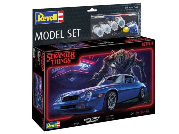 Revell - Chevy Camaro Z/28, ModelSet STRANGER THINGS auto 67728, 1/24