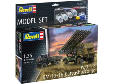 Revell - W.O.T. 8 BM-13-16 Katyusha/Cargo, ModelSet military 63338, 1/35
