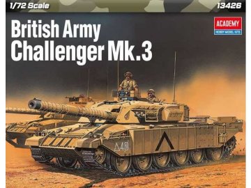 Academy - Challenger Mk.3, britská armáda, Model Kit tank 13426, 1/72
