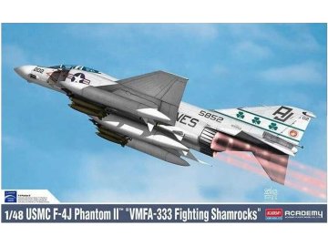 Model Kit letadlo 12356 - USMC F-4J Phantom II "VMFA-333 Fighting Shamrocks" (1:48)