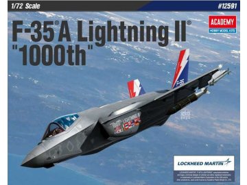 Model Kit letadlo 12591 - F-35A Lightning II "1000th" (1:72)