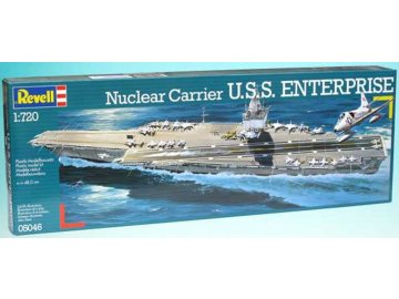 Revell - letadlová loď U.S.S. Enterprise (CVN-65), ModelKit 05046, 1/720