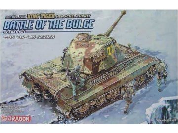 Dragon - Sd.Kfz.182 Kingtiger Henschel Turret, sPzAbt.501 (Bitva v Ardenách), Model Kit tank 6254, 1/35