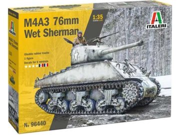 Italeri - M4A3 Sherman Wet, Model Kit tank 96440, 1/35