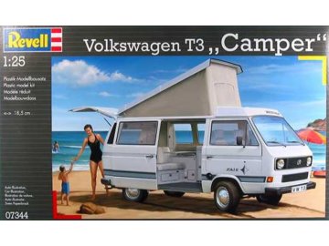 Revell - Volkswagen T3 ''Camper'', ModelKit 07344, 1/25