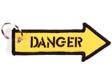 megakey key danger keyholder with danger on both sides yellow background x61 150279 0