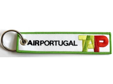 MegaKey - Anhänger  "TAP Portugal" - doppelseitig, gewebt, 13 x 3 cm