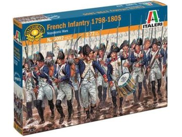 Italeri - figurky - Napoleonská válka: francouzská armáda 1789-1805, Model Kit figurky 6092, 1/72