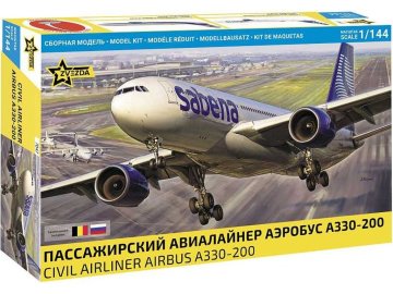Zvezda - Airbus A330-200, Model Kit letadlo 7047, 1/144