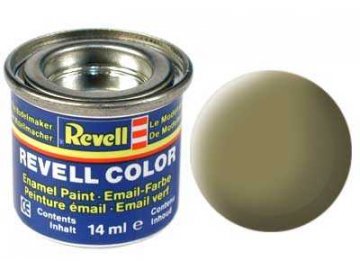 Revell - Barva emailová 14ml - č. 42 matná olivově žlutá (olive yellow mat), 32142
