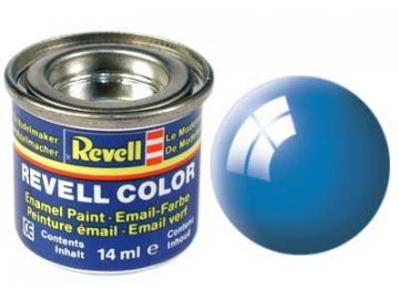 Revell - Barva emailová 14ml - č. 50 lesklá světle modrá (light blue gloss), 32150