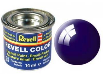 Revell - Barva emailová 14ml - č. 54 lesklá noční modrá (night blue gloss), 32154