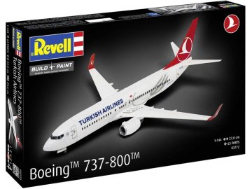 Plastic ModelKit letadlo 03772 - Boeing 737-800 "Turkish Airlines" (1:144)