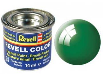 Revell - Barva emailová 14ml - 61 lesklá smaragdově zelená (emerald green gloss), 32161
