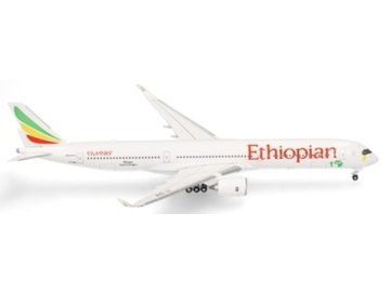 Herpa - Airbus A350-1041, Ethiopian Airlines, "2010s, 1st A350-1000 in Africa, Ethiopia Land of Origins", Etiopie, 1/500