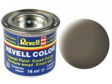 Revell - Barva emailová 14ml - č. 86 matná olivově hnědá (olive brown mat), 32186