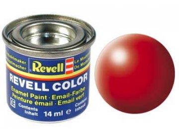 Revell - Barva emailová 14ml - č. 332 hedvábná světle červená (luminous red silk), 32332