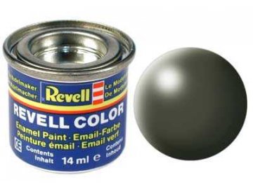 Revell - Barva emailová 14ml - č. 361 hedvábná olivově zelená (olive green silk), 32361