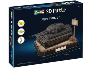 Revell - Tiger I, 3D Puzzle REVELL 00252