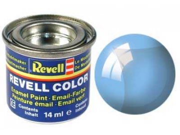 Revell - Barva emailová 14ml - č. 752 transparentní modrá (blue clear), 32752