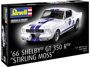 Plastic ModelKit auto 07736 - 1966 Shelby GT 350 R "Stirling Moss" (1:24)