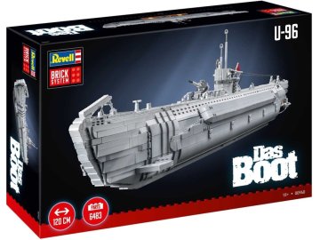 Revell - německá ponorka U-96, Brick System REVELL 00960, 1/56
