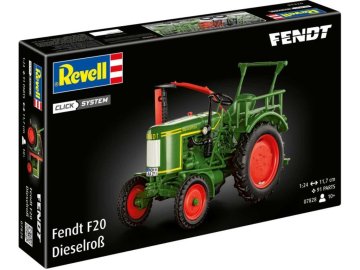 Revell - Fendt F20 Dieselroß, EasyClick traktor 07828, 1/24