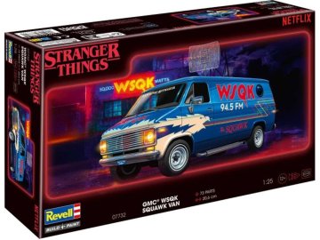Plastic ModelKit STRANGER THINGS auto 07732 - GMC® WSQK Squawk Van (1:25)