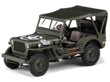 Cararama - Jeep Willys, US Army, 1/43