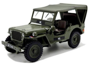 Cararama - Jeep Willys, nizozemská armáda, 1955, 1/43
