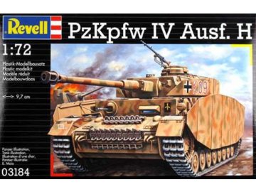 Revell - PzKpfw.IV Ausf.H, Wehrmacht, ModelKit 03184, 1/72