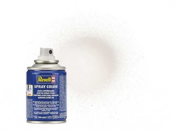 Revell - Barva ve spreji 100 ml - leská bílá (white gloss), 34104