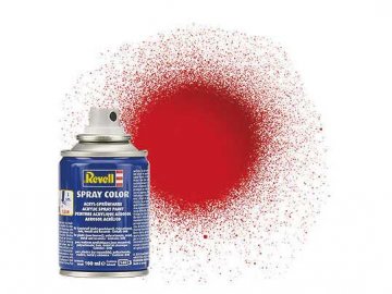 Revell - Barva ve spreji 100 ml - leská ohnivě rudá (fiery red gloss), 34131