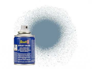 Revell - Barva ve spreji 100 ml - matná šedá (grey mat), 34157