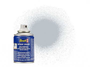 Revell - Barva ve spreji 100 ml - metalická hliníková (aluminium  metallic), 34199