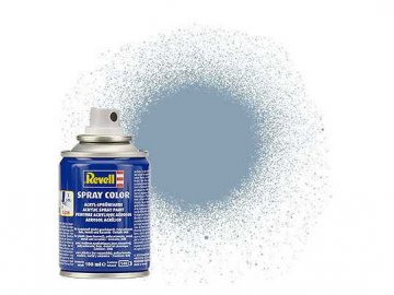 Revell - Sprühfarbe 100 ml - Grau Seide, 34374