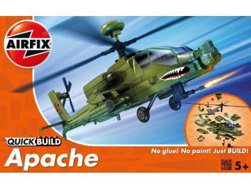 Airfix - Hughes AH-64 Apache, Quick Build vrtulník J6004