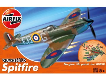 Airfix - Supermarine Spitfire, Quick Build aircraft J6000