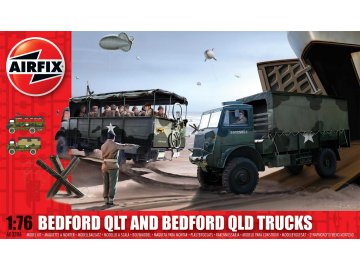 Airfix - Bedford QLD/QLT Trucks, Classic Kit A03306, 1/76 scale