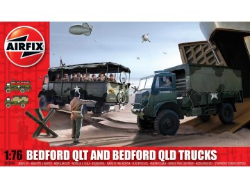 Airfix - Bedford QLD/QLT Trucks, Classic Kit A03306, Maßstab 1/76