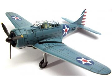Altaya/IXO - Douglas SBD-3 Dauntless, US NAVY, USS Enterprise (CV-6), VS-6, Dale Hinton/Jack Leming, Ostrov Marcus, 4.března 1942, 1/72