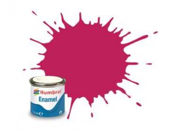 Humbrol - Enamel Paint 14ml - No 51 Sunset Red - Metallic, A0552