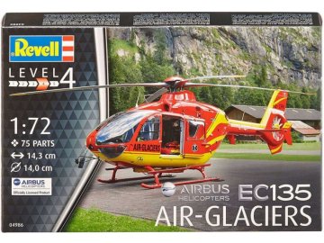 Revell - Eurocopter EC 135, Air Glaciers,  ModelKit 04986, 1/72
