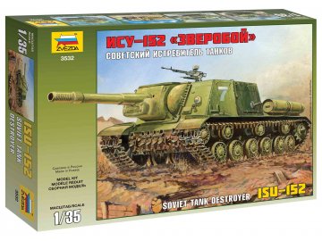 Zvezda - ISU-152 Selbstfahrlafette, Sowjetarmee, Modellbausatz 3532, 1/35