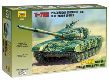 Zvezda - T-72B ERA, sovětská armáda, Model Kit 3551, 1/35