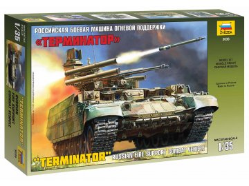 Zvezda - vozidlo k ochraně tanků BMPT "Terminator", Model Kit 3636, 1/35