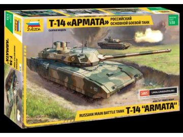 Zvezda - T-14 "Armata", ruská armáda, Model Kit 3670, 1/35