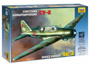 Zvezda - Suchoj Su-2, Model Kit 4805, 1/48