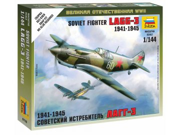 Zvezda - LaGG-3, Soviet Air Force, Wargames (WWII) 6118, 1/144