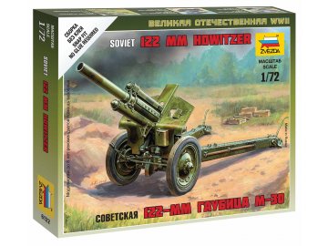 Zvezda - 122 mm Haubitze M1938 (M-30), Wargames (WWII) 6122, 1/72